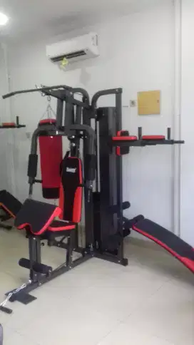 Alat fitnes home gym 3 sisi samsak tinju