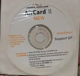 CD Software Modem Sierra Wireless Air Card II