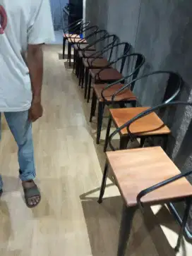 meja kursi rak rombong kafe kitchen set  palet jati belanda