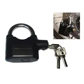 Gembok Alarm Lock Ring Pendek Suara Keras, Bunyi Jika Diguncang