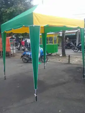 Tenda cafe sistem bongkar pasang ya