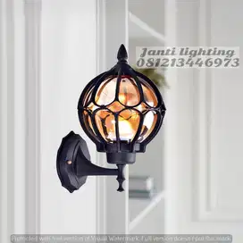 lampu tempel dinding klasik lampu hias taman klasik lampu hias teras