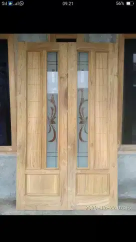Daun Pintu Jati Tua