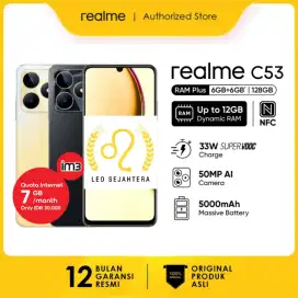 Realme C53 ram 6gb 128gb Batere 5000 baru IMEI ok garansi resmi 1 thn