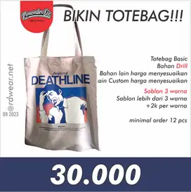 Bikin Totebag Bagus / Sablon Totebag Bagus