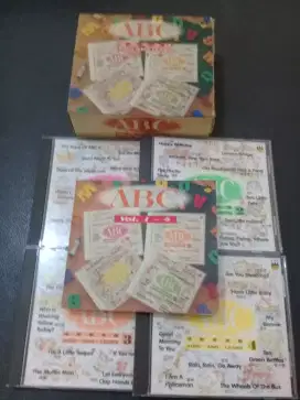 CD Edukasi Anak English Song ABC Sing And Learn  Vol.1-4 (import)