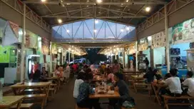 Disewakan kios foodcourt pujasera usaha kuliner jajanan makanan depok