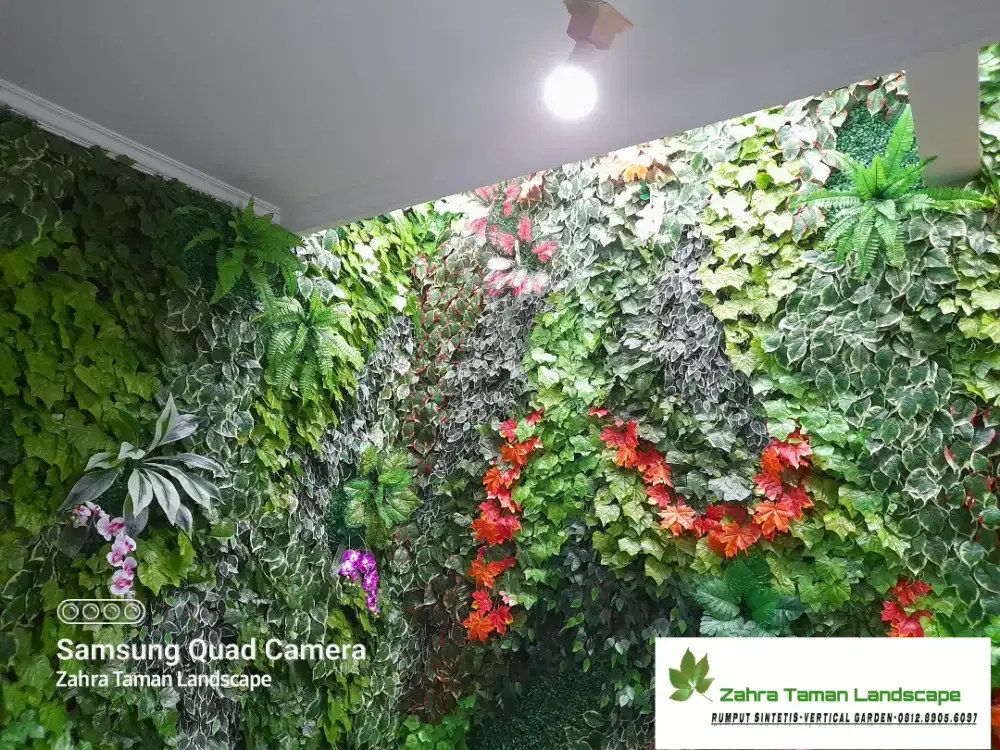Taman Vertikal Sintetis Berbagai Model Gratis Ongkir Plus Pemasangan
