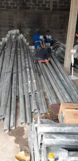 Tiang lampu Penerangan Jalan Umum #PJU
