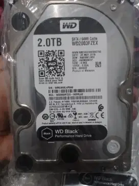 Harddisk WDC Performance 2tb