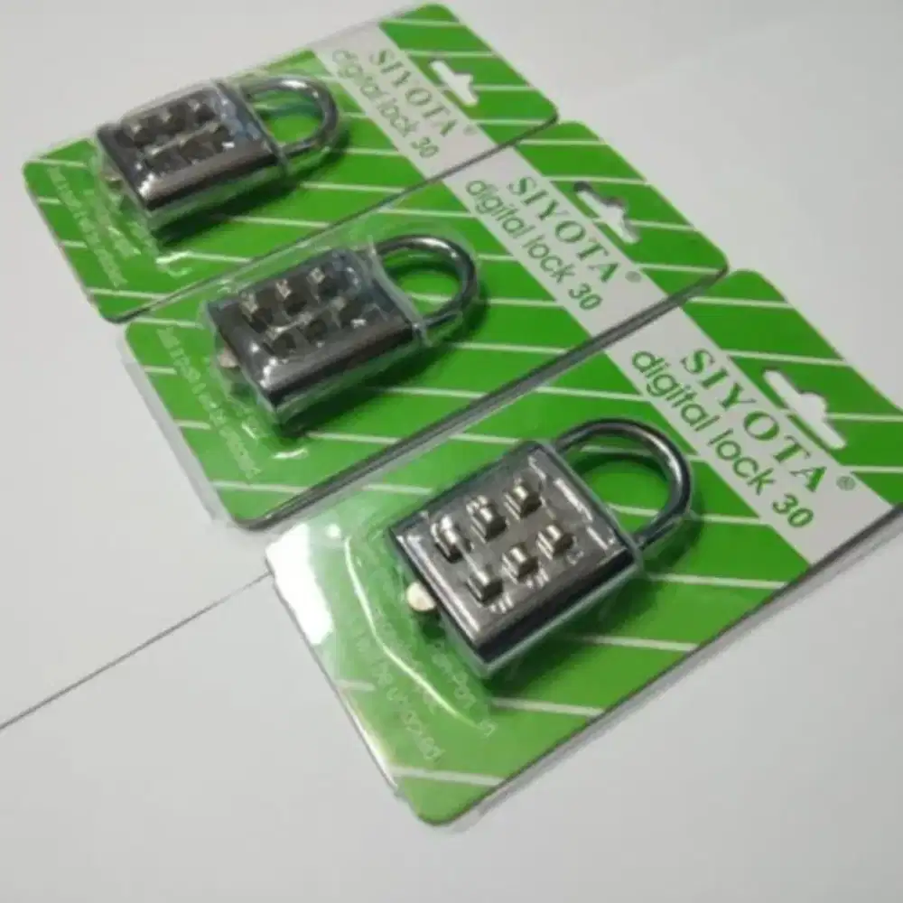 gembok kode 6 digit new