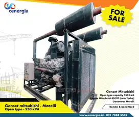 Promo Genset Bekas Mitsubishi 250 kVA Open Termurah Jakarta