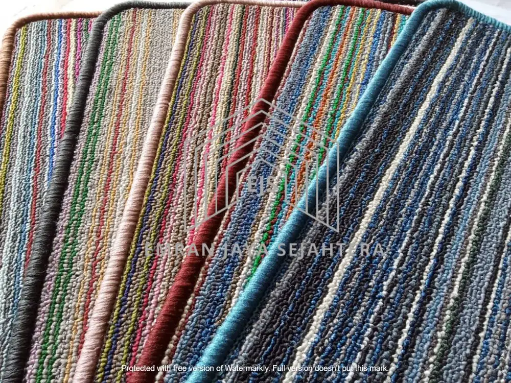 Keset Pelangi/Keset Salur/Keset Lantai [Emran Jaya Sejahtera]