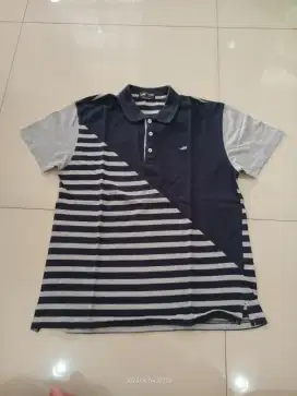 baju polo shirt anak laki laki usia 16 th crocodile grey navy blue