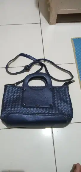 Tas merk. TIFNY  biru nevi lembut sippp