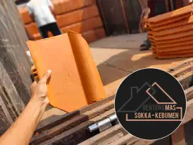 Genteng sokka kebumen murah kuat tahan injak langsung dari pengrajin