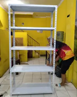 Rak besi 5 dan 4 susun 100x40x200cm 
Bayar ditempat

Ready Kokoh Tebal