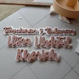 Kreasi dekor dari styrofoam