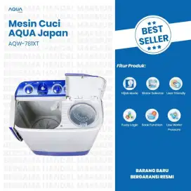 Promo mesin cuci aqua 781 cash bisa kredit