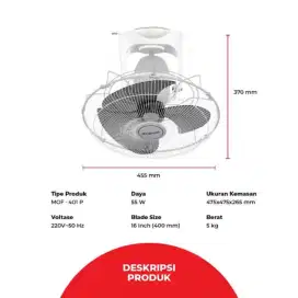 Kipas Angin Maspion Orbit MOF-401P