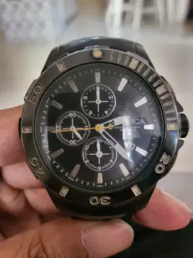 Jam tangan Nautica Chrono Hitam