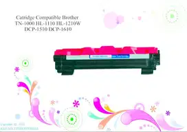 Catridge Compatible Brother TN-1000 HL-1110 HL-1210W DCP-1 Berkualitas