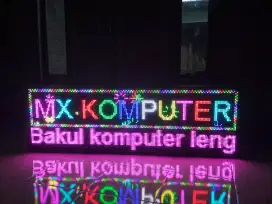 Led berjalan /Running text warna warni