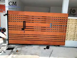 PAGAR BESI MINIMALIS GERBANG RUMAH ESTETIK BERGARANSI