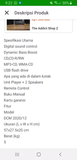 Home theather merk philip 100%baru