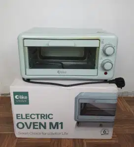 Oven Electrik Elektrik Listrik Merk Olike Biru Blue Preloved Kue Cake