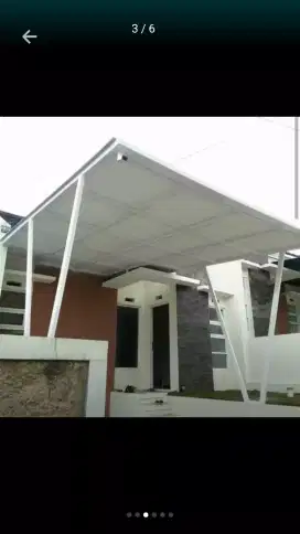 Kanopi minimalis, kanopi baja ringan, kanopi alderon, kanopi kaca