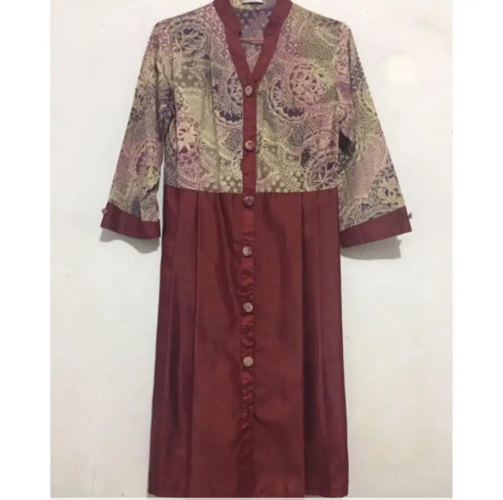 Dress batik merah