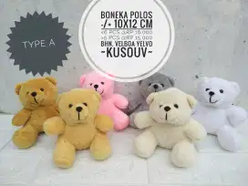 Boneka Bear Polos 6 Warna