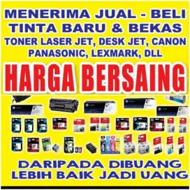 MENERIMA TINTA CARTRIDGE BARU/BEKAS