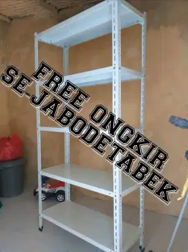 Rak Besi Siku Lubang Uk.L30xP100xT200 5 Ssn Free Ongkir Se-jabodetabek