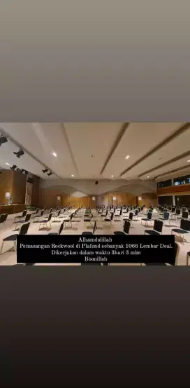 pasang peredam suara ruang entertainment dengan panel peredam suara