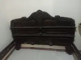 jual tempat tidur kayu jati asli