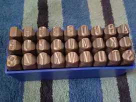 Capital Letter w/ & + NUMBERS Steel Stamp Punch Masus 12mmA 27+9 pcs