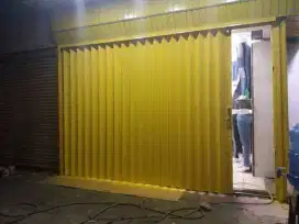 Roling door folding gate