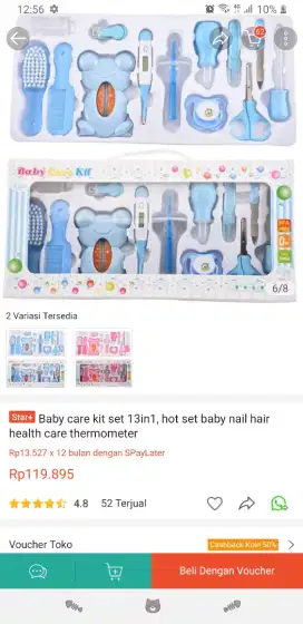 dijual 1set baby care kit sesuai foto baru ex kado