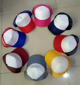 TOPI KAIN DAN TOPI KAIN JARING ANEKA WARNA