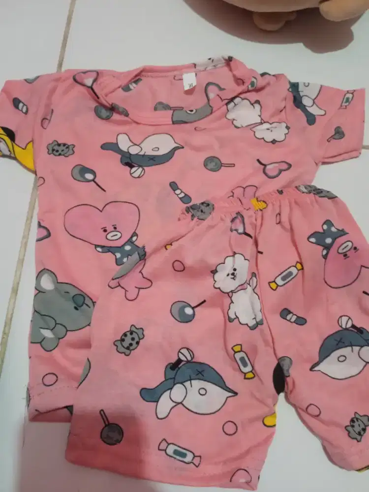 Baju setelan anak cewek ( BARU )