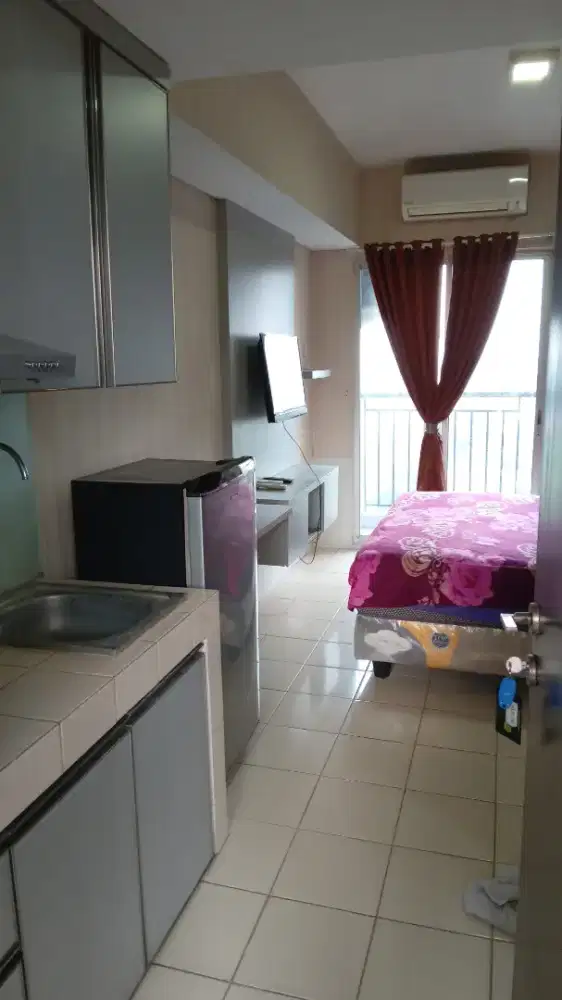 Disewakan Studio Full Furnised Apartemen Serpong Green View