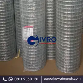 kawat loket galvanis tebal 2mm lub 5x5cm Uk 0,9x30m