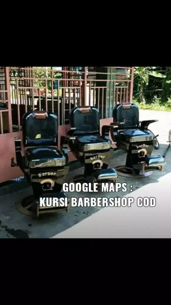 Kursi barbershop/pangkas non hidrolik. Hrg 3 jt sampai Tasik-Garut