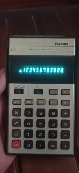 Kalkulator Casio H-3, calculator 12 digit lawas jadul