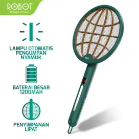 Robot Raket Nyamuk UV Trap Electric Mosquito Folding Lipat Lampu LED