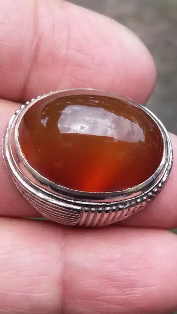 Jual Batu Cincin Golden Bacan Obi Crystal Good Perfomance