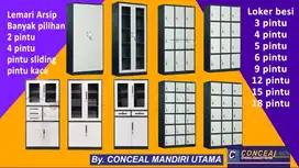 Filing Cabinet Lemari Arsip Dokumen Loker Locker Besi baru bekas BLORA