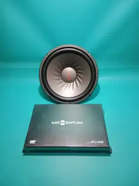 Ples Pasang  Power MOMENTUM GT-4012 & Subwoofer JBL STAGE 122D 12inch